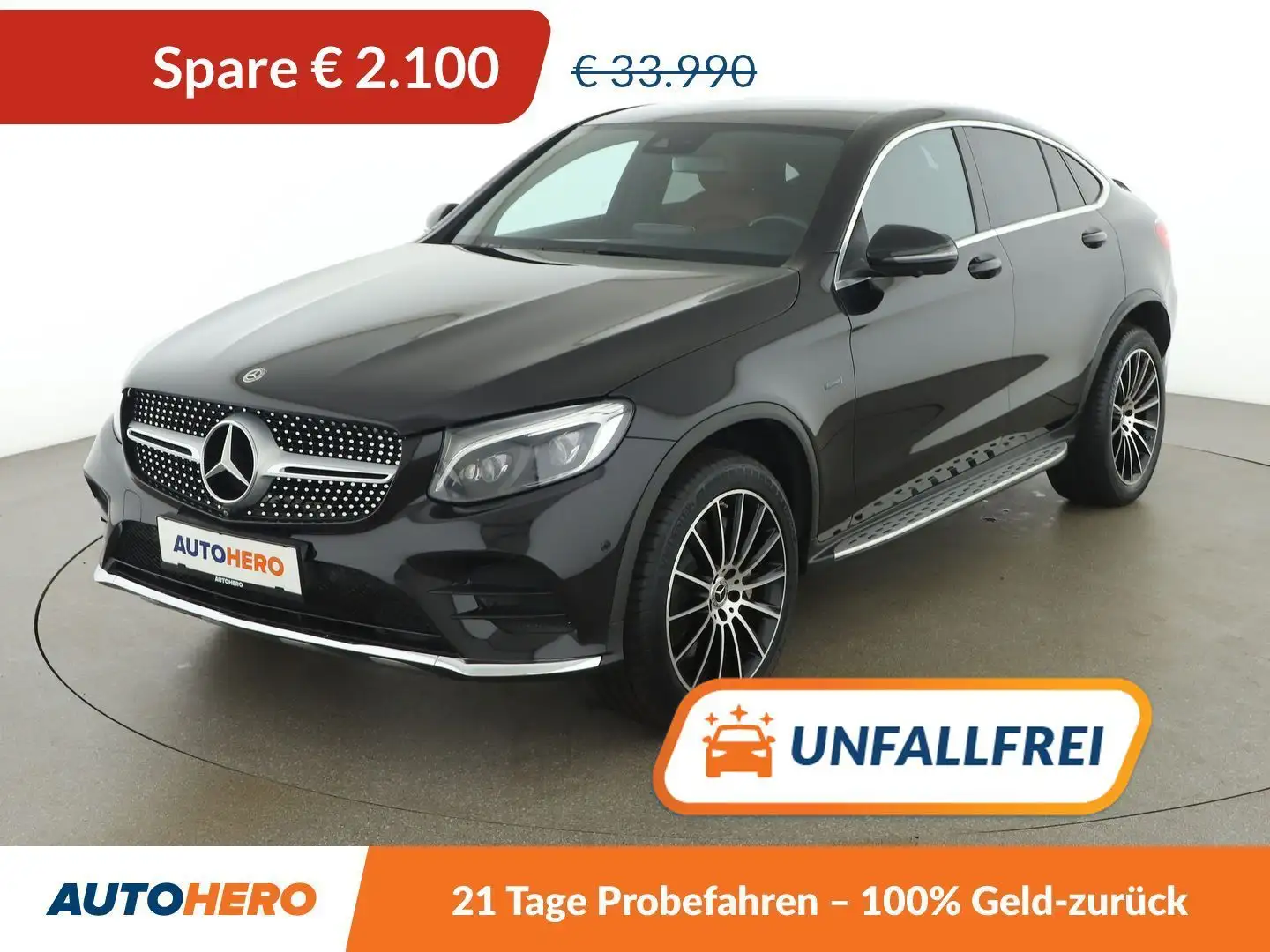 Mercedes-Benz GLC 350 GLC 350e 4Matic AMG Line Schwarz - 1