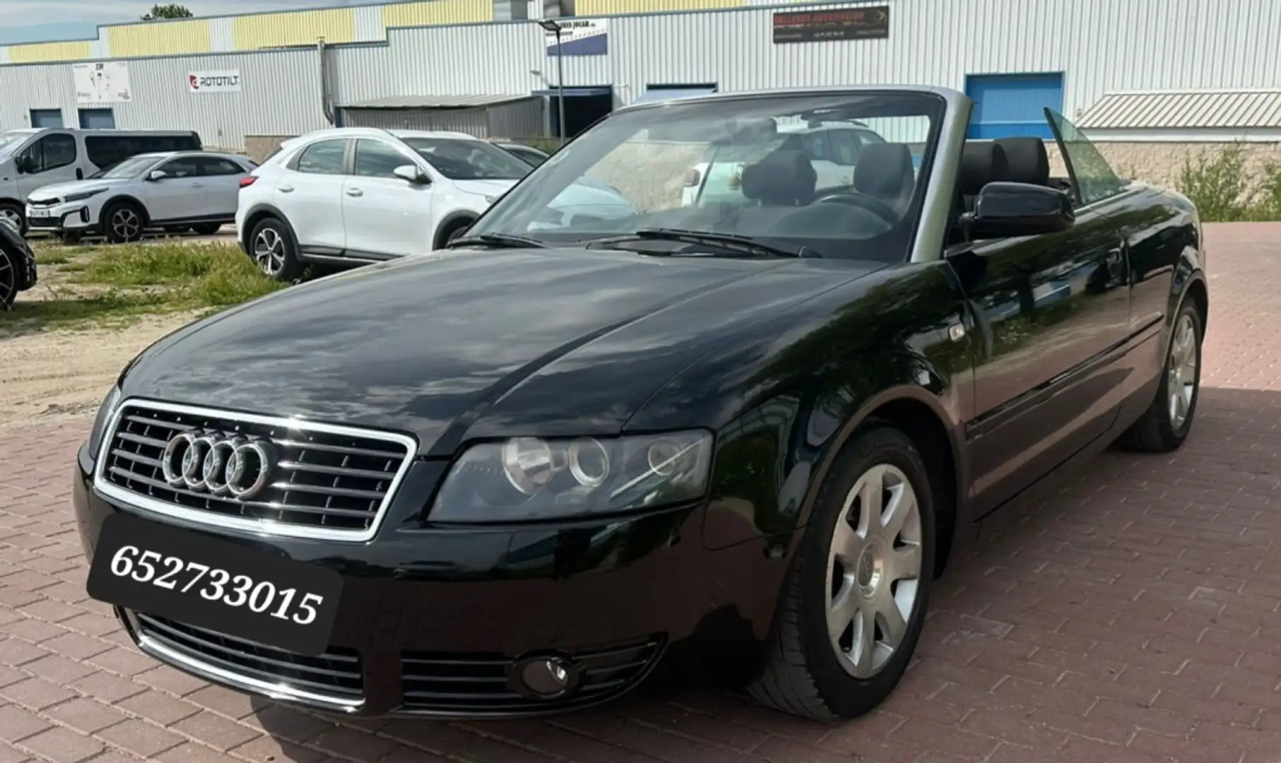 Audi A4 Descapotable Manual de 2 Puertas Negro - 1
