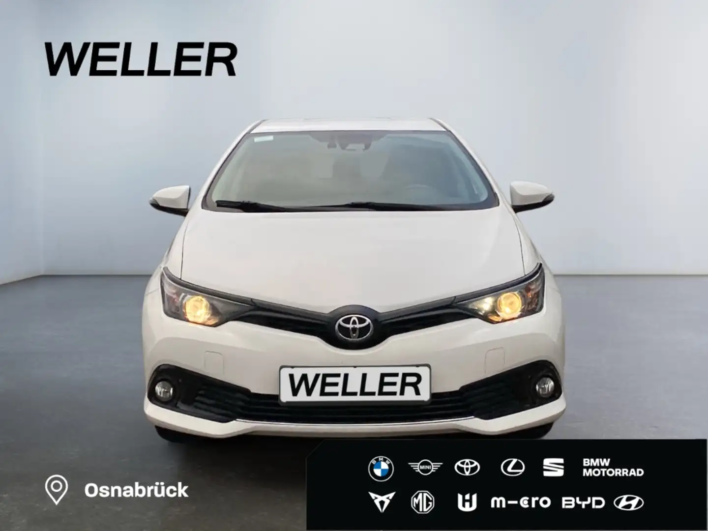 Toyota Auris 1.2 Turbo Team D *RCam*SHZ*Tempo*SmartKey* Weiß - 2