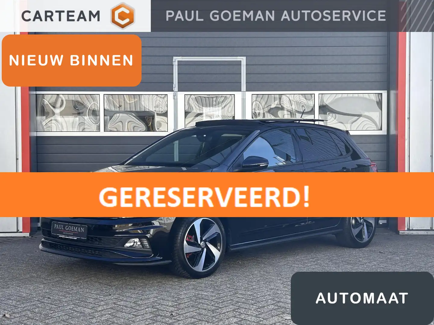 Volkswagen Polo GTI 2.0 TSI | Beats | Pano | Clima | ACC | Camera | Zwart - 1