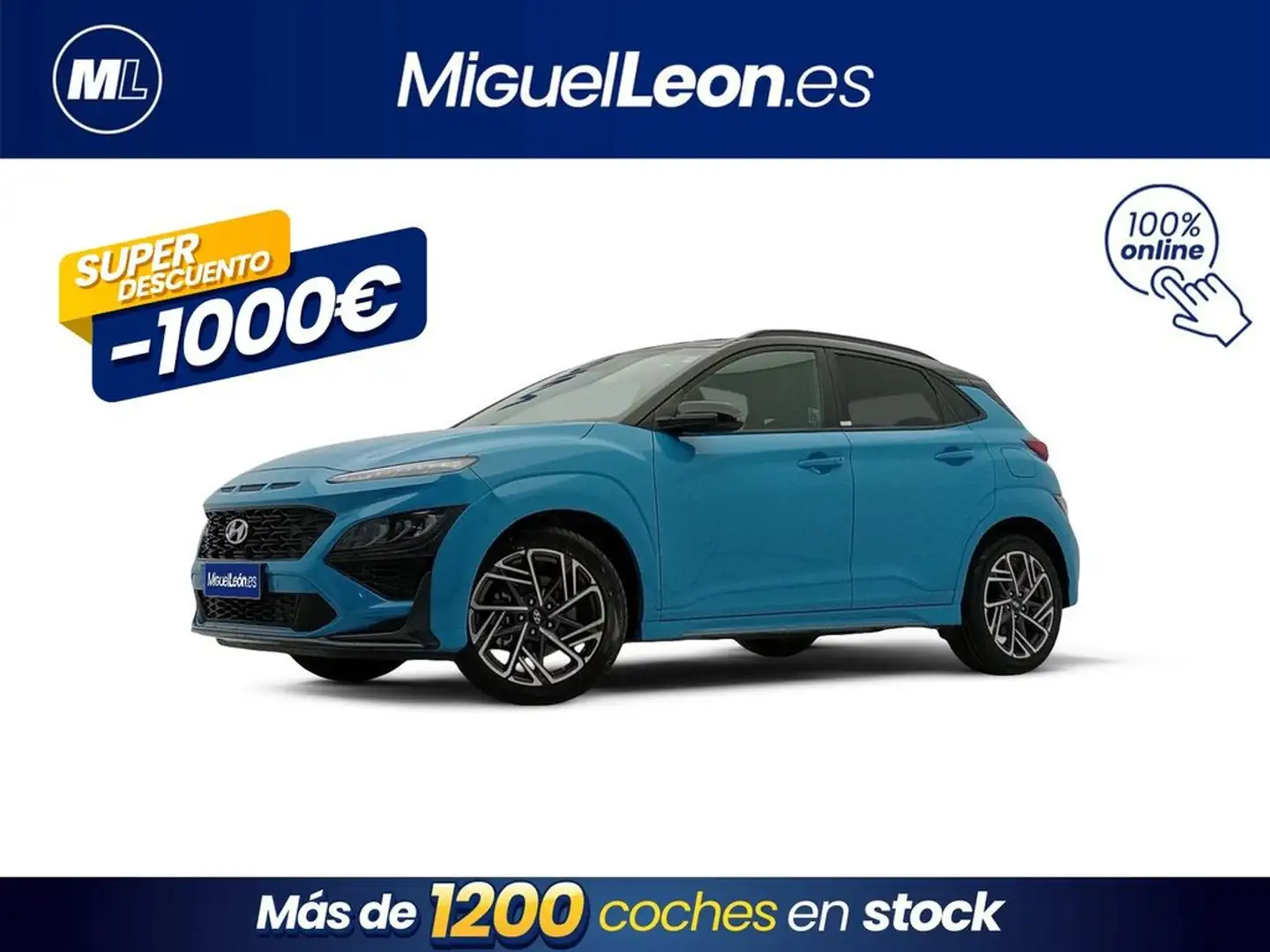 Hyundai KONA 1.0 TGDI 48V N Line 4X2 Azul - 1