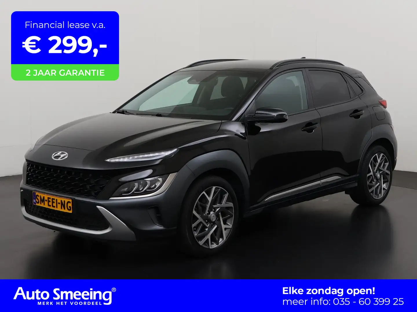 Hyundai KONA 1.6 GDI HEV Fashion | Head Up | Camera | KRELL Aud Zwart - 1
