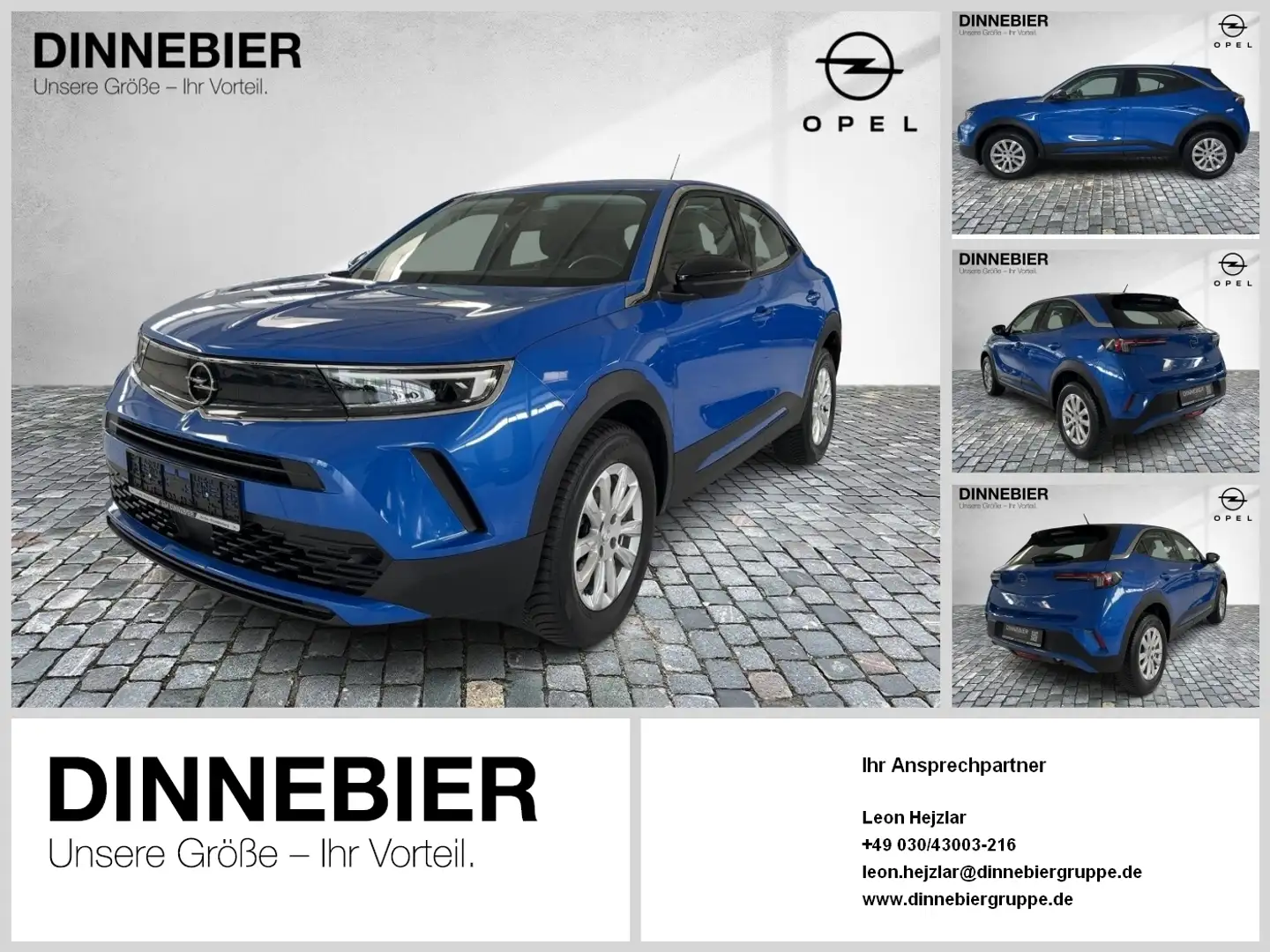 Opel Mokka Edition 1.2 Direct FLA KAM LED LM SHZ PDC Bleu - 1