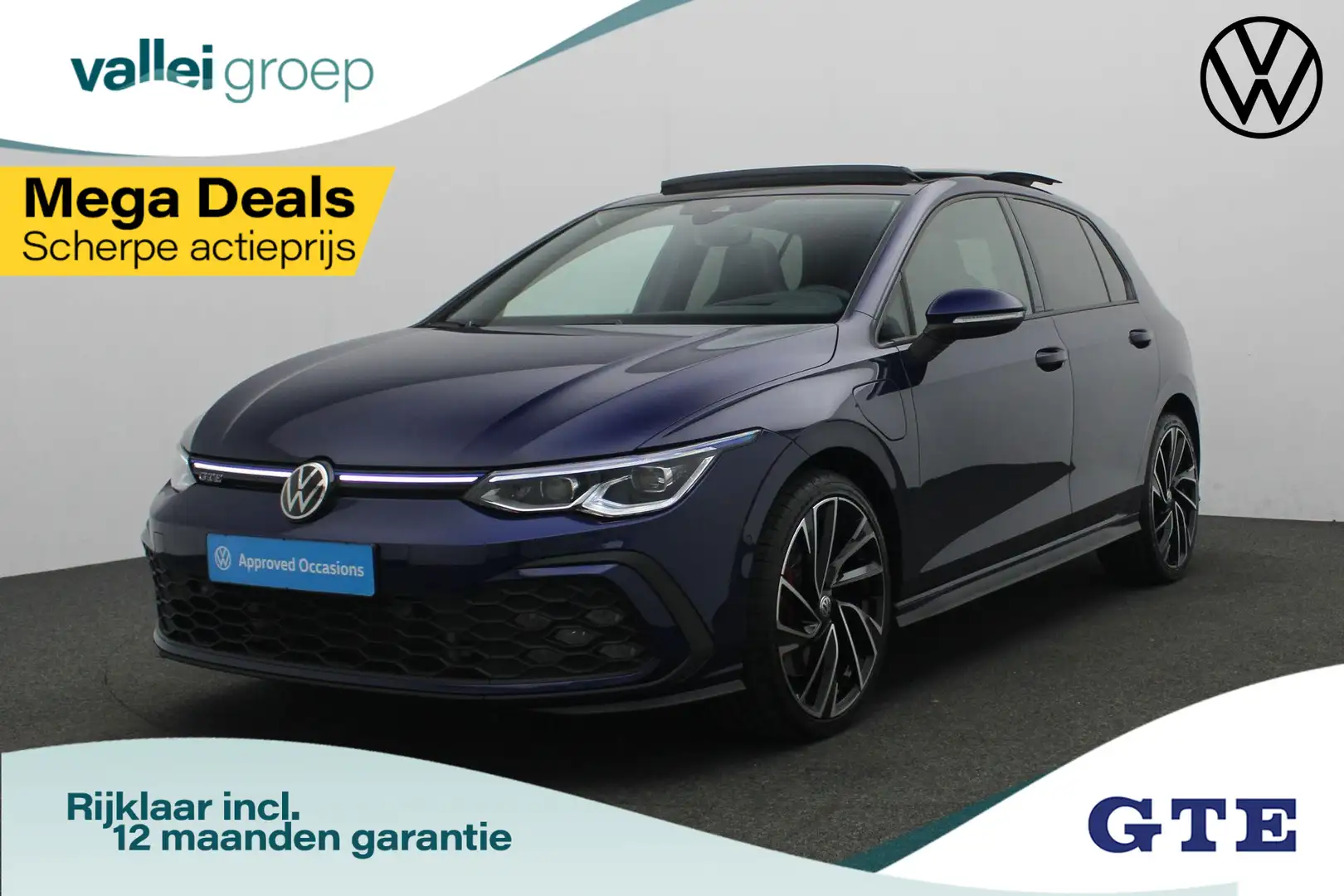 Volkswagen Golf 1.4 eHybrid 245 pk DSG GTE | Panoramadak | IQ Ligh Bleu - 1