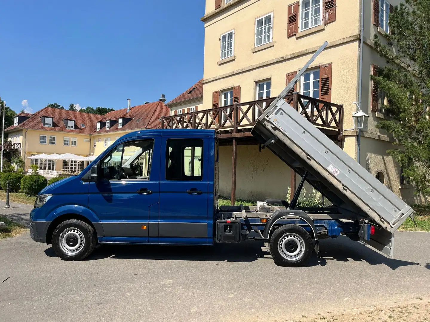 Volkswagen Crafter CRAFTER DoKa 3-SEITENKIPPER AUTOMATIK KLIMA AHK Blau - 1