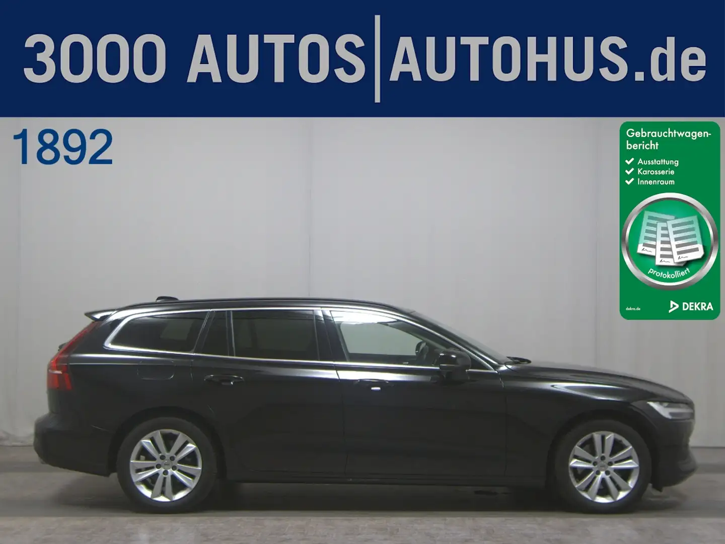 Volvo V60 B4 Core Leder Navi LED RFK Shz Schwarz - 1