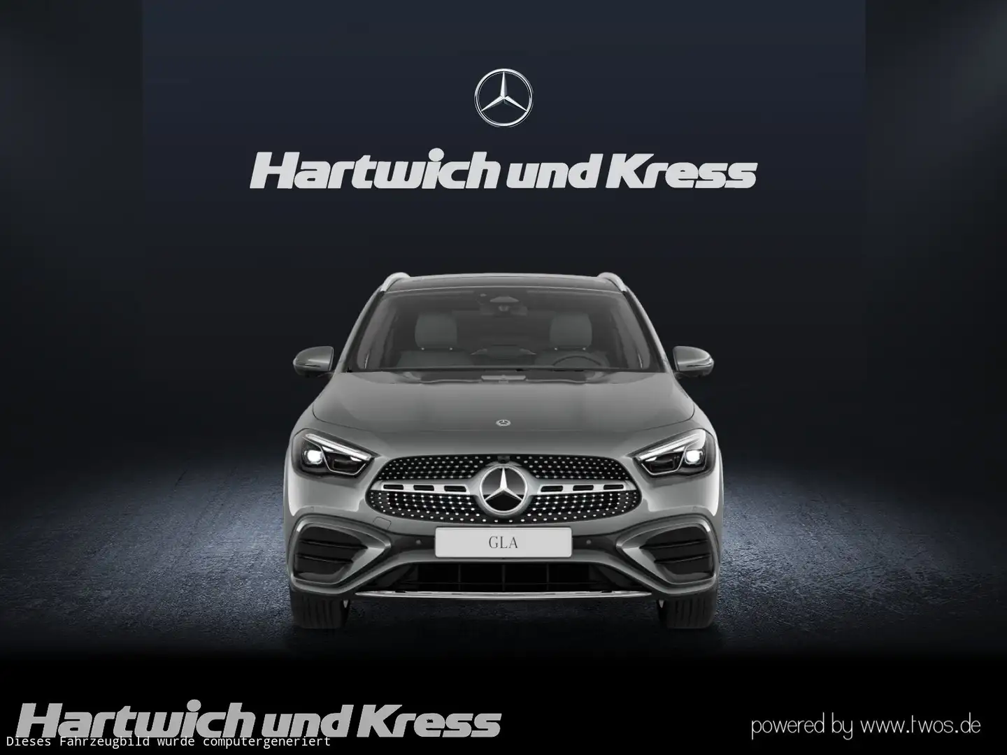 Mercedes-Benz GLA 220 GLA 220 d 4Matic AMG Line Premium+AHK+360°Kamera+Mutlibeam+Thermotronic Grijs - 2