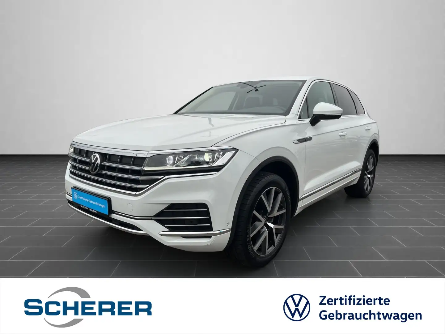 Volkswagen Touareg Atmosphere 3.0 TDI 4M LED NAVI RFK ACC Weiß - 1