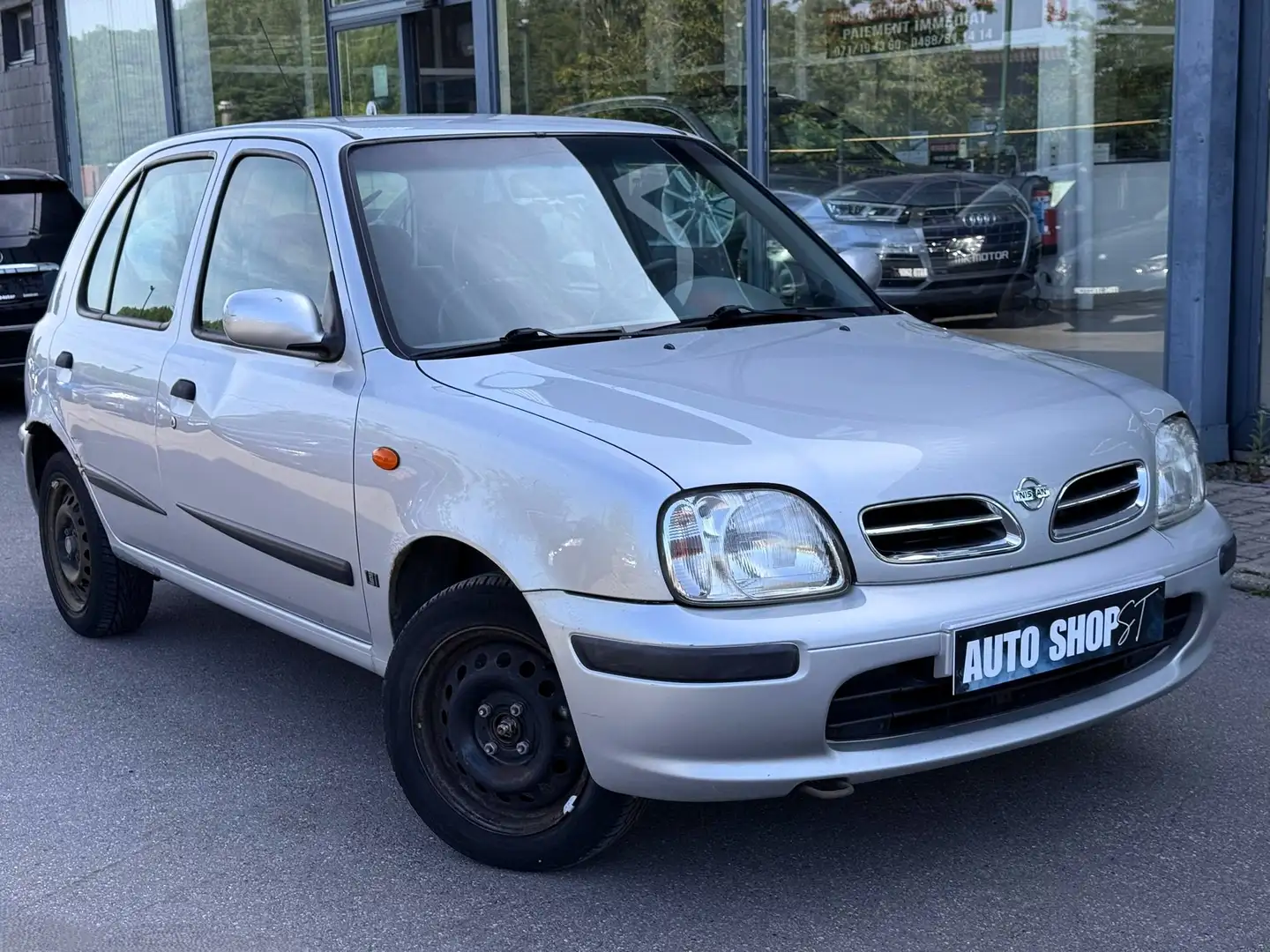 Nissan Micra 🟩1.3 ESSENCE 75CV - BOITE AUTOMATIQUE - AIRCO Argent - 1