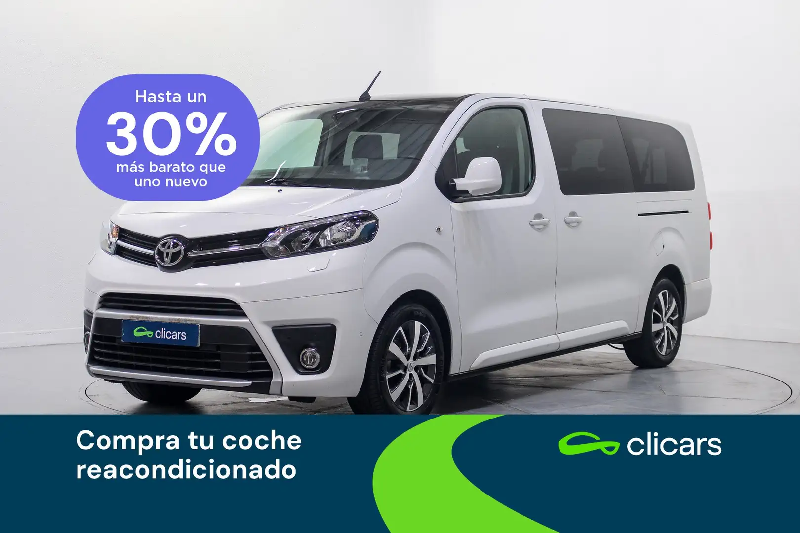 Toyota Proace Shuttle Medio 2.0D 9pl. Active+ 2PL Aut. 180 Blanco - 1