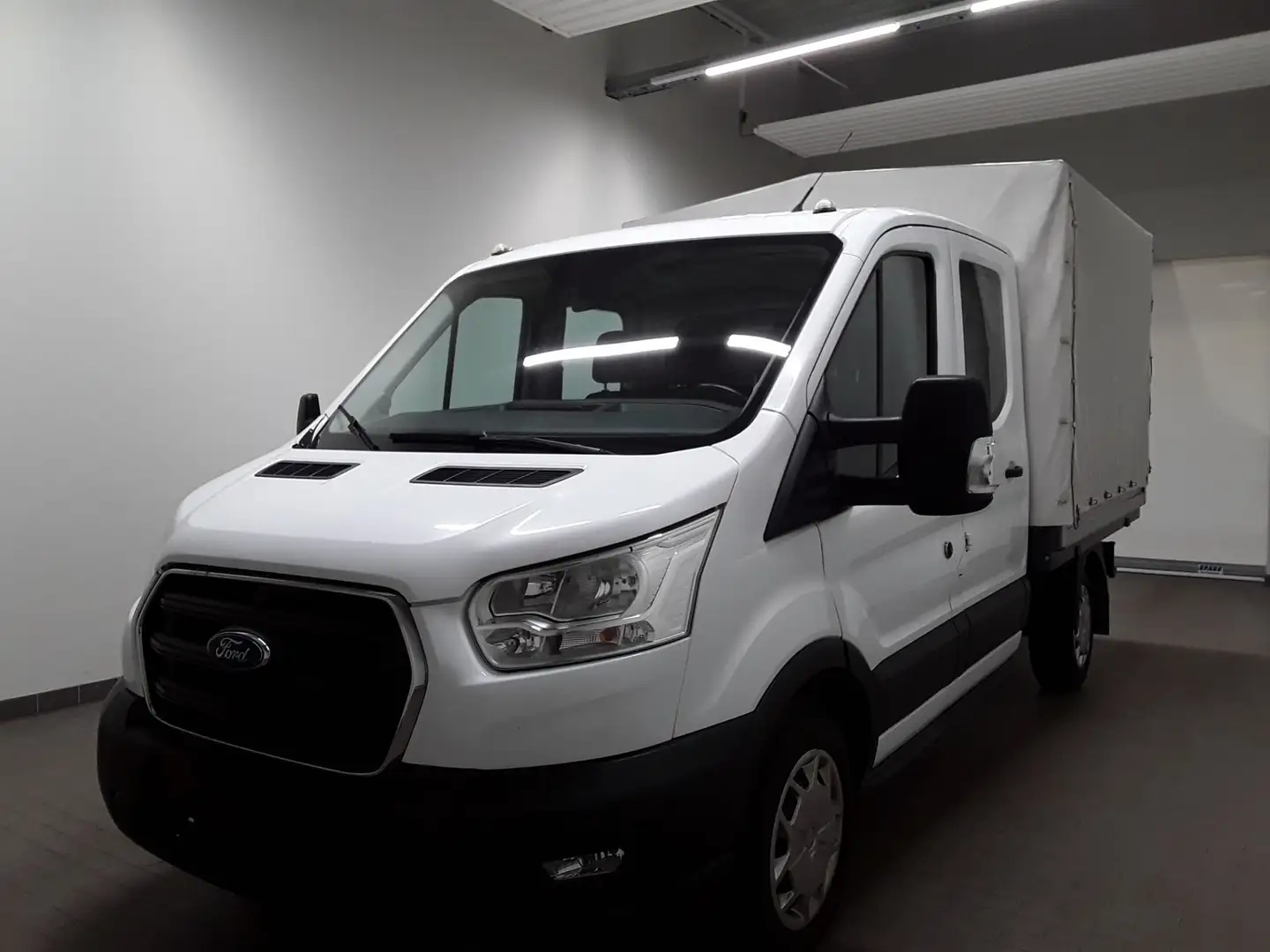 Ford Transit FT 310 2.0 Pritsche+Plane +Klima+7Sitze Weiß - 1