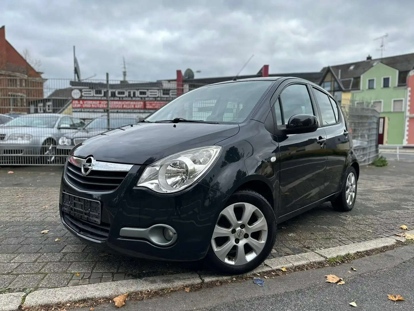 Opel Agila Edition*3.Hand*TÜV&ServiceNEU*Klima*EFH Negro - 1