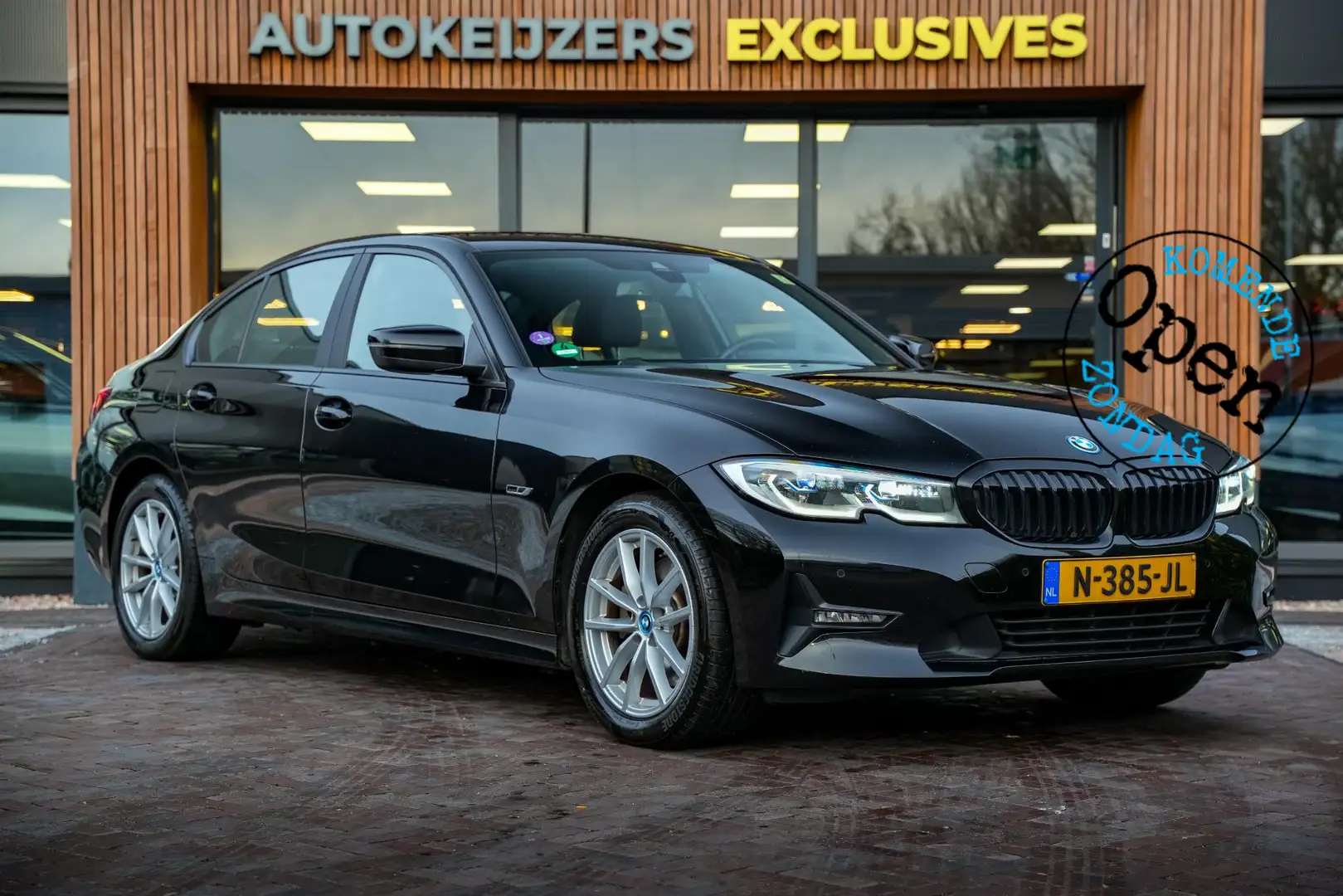 BMW 320 3-serie 320e Business Edition Plus Keyless Leder S Zwart - 1