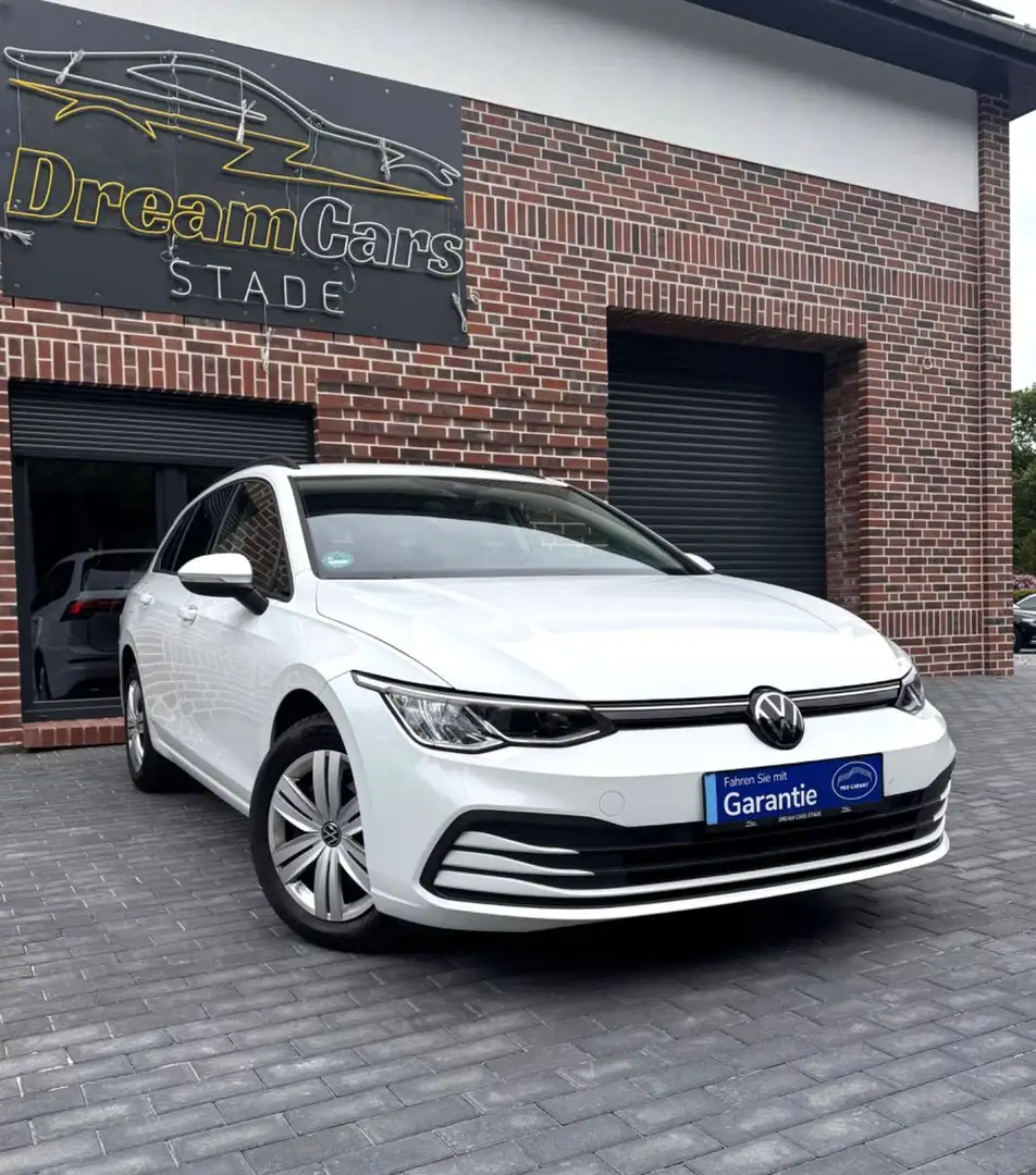 Volkswagen Golf VIII Variant 2.0 TDI DSG ACC*RFK*LED*Navi Weiß - 1