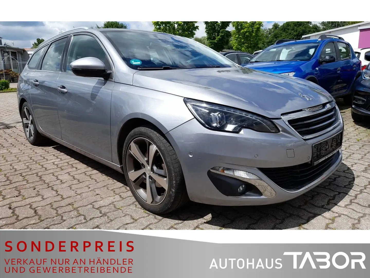 Peugeot 308 1.2 THP 130 Allure LED Nav ParkAs Kam Gris - 2