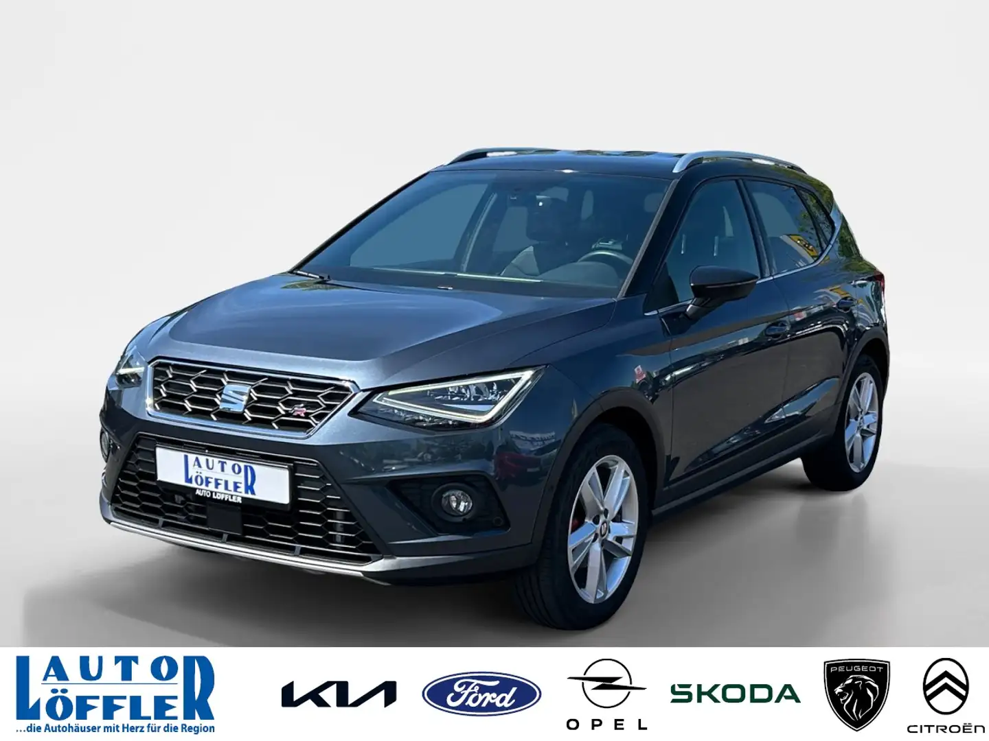 SEAT Arona TSI FR 1,5 SHZ DAB RFK Klima Navi Rückfahrkamera Schwarz - 1