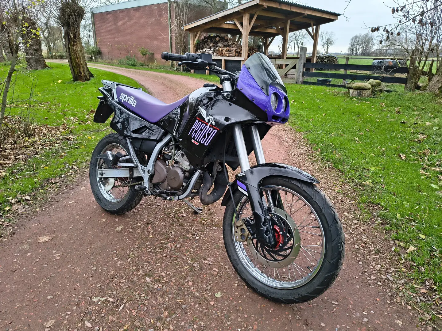 Aprilia Pegaso 125 Schwarz - 1