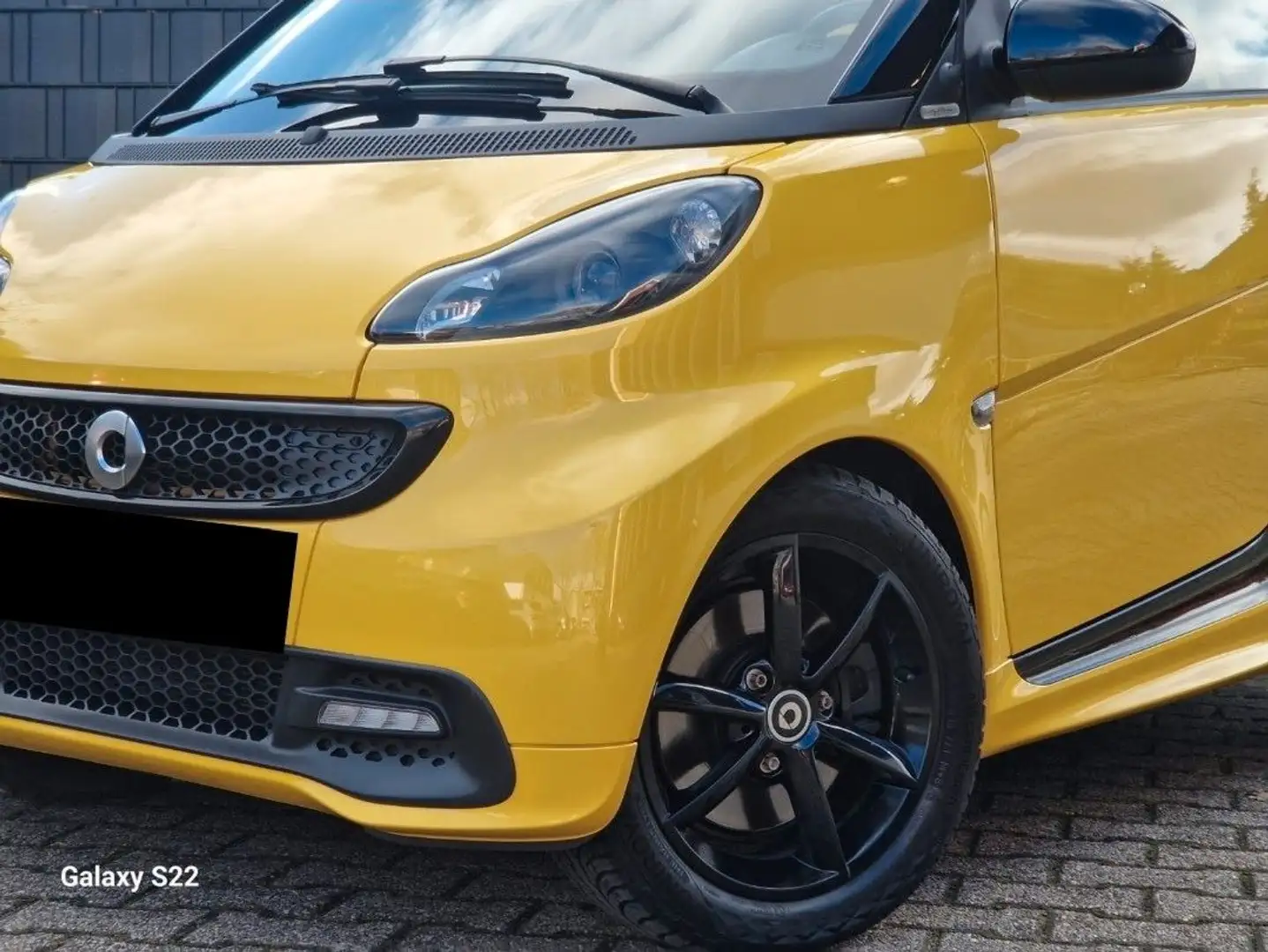 smart forTwo Cabrio Cityflame Navi Leder Klima SH Gelb - 2