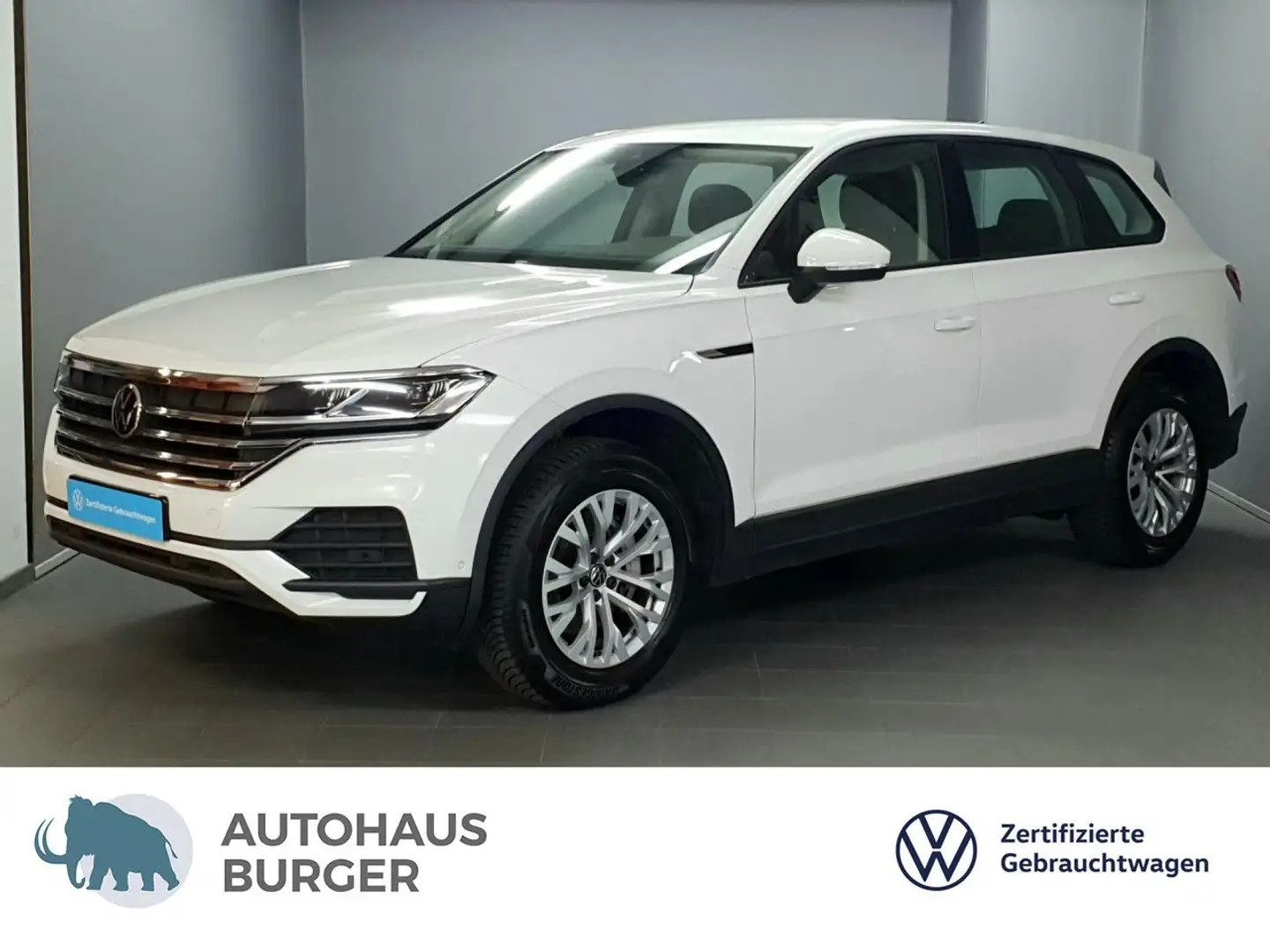 Volkswagen Touareg V6 3.0TDI 4mot. AHK/ACC/LED/Leder Navi Weiß - 1