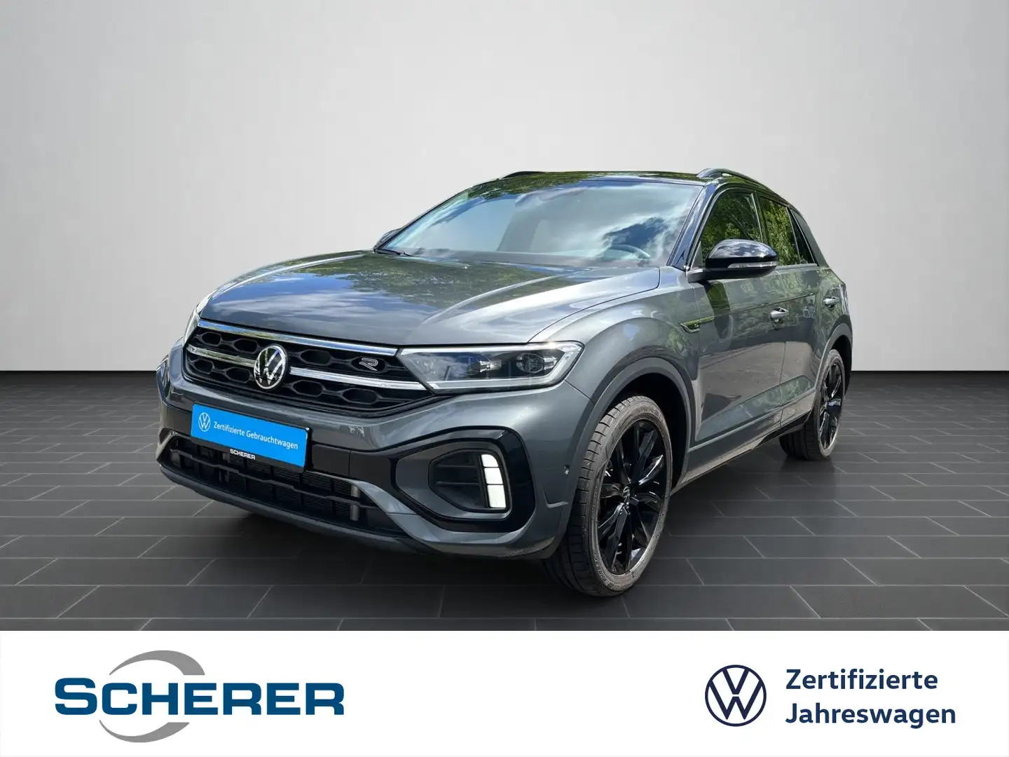 Volkswagen T-Roc T-ROC R-Line 1.5 TSI, DSG, *3,99%*, NAVI, AHK, A Grijs - 1