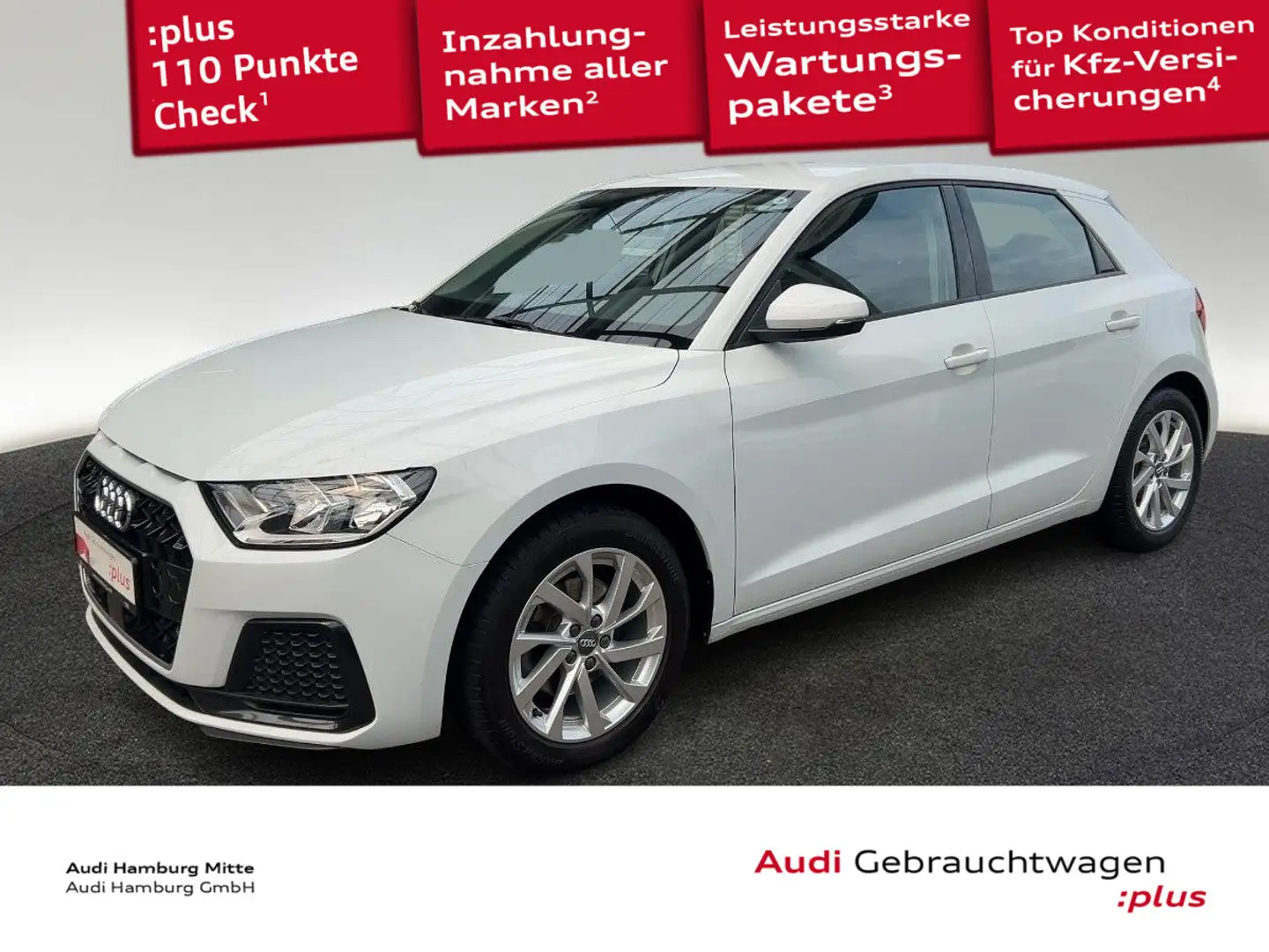 Audi A1 30 TFSI advanced S tronic Weiß - 1