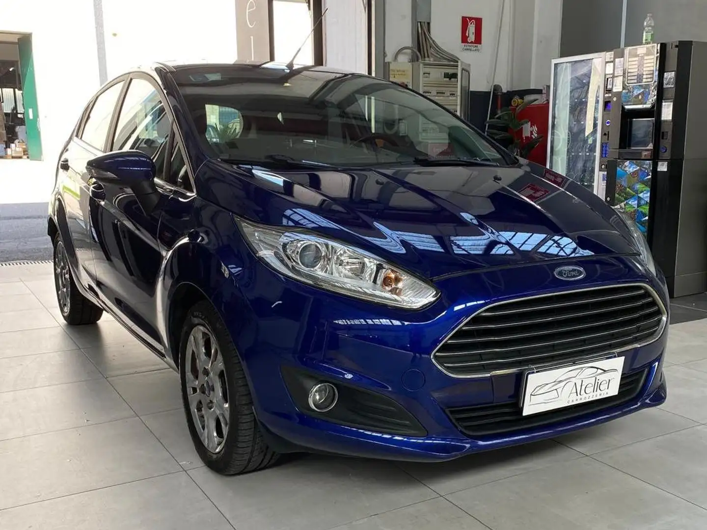 Ford Fiesta Fiesta VI 2013 5p 1.5 tdci ST-line 95cv Bleu - 2