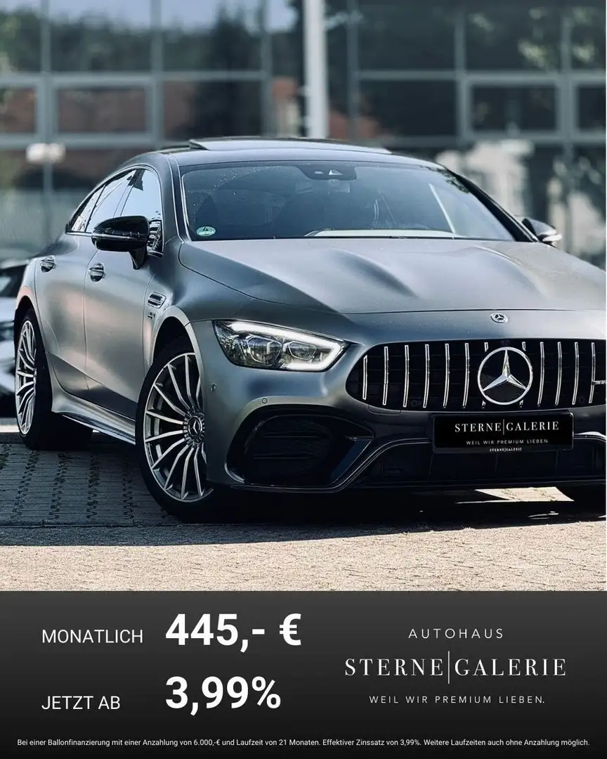 Mercedes-Benz AMG GT 43 4M/V8(4DOOR/AMBIENT/RÜCKF/SCHIEBED LED Noir - 1