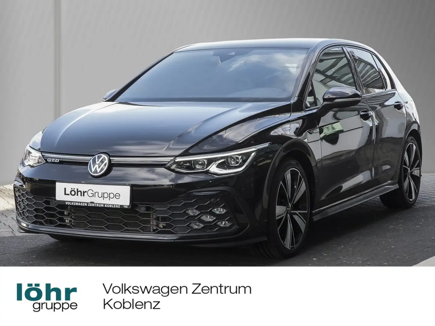 Volkswagen Golf GTD 2.0 TDI DSG AHK/Navi/RFK Zwart - 1