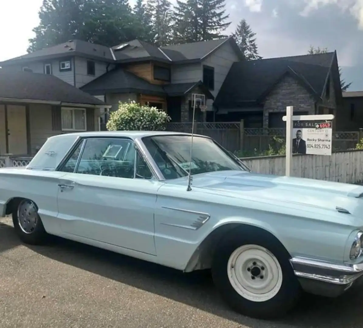 Ford Thunderbird Bleu - 1