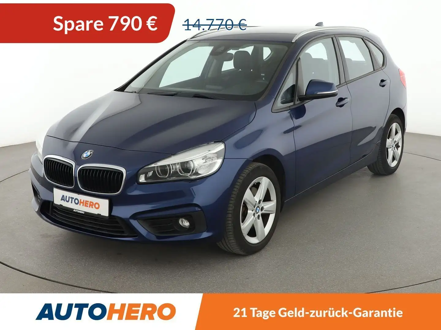 BMW 220 220d Active Tourer xDrive Basis Aut.*NAVI*LED*PDC* Blau - 1