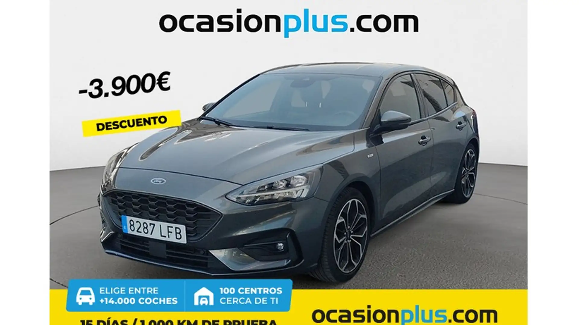 Ford Focus 1.0 Ecoboost ST Line 125 Grijs - 1