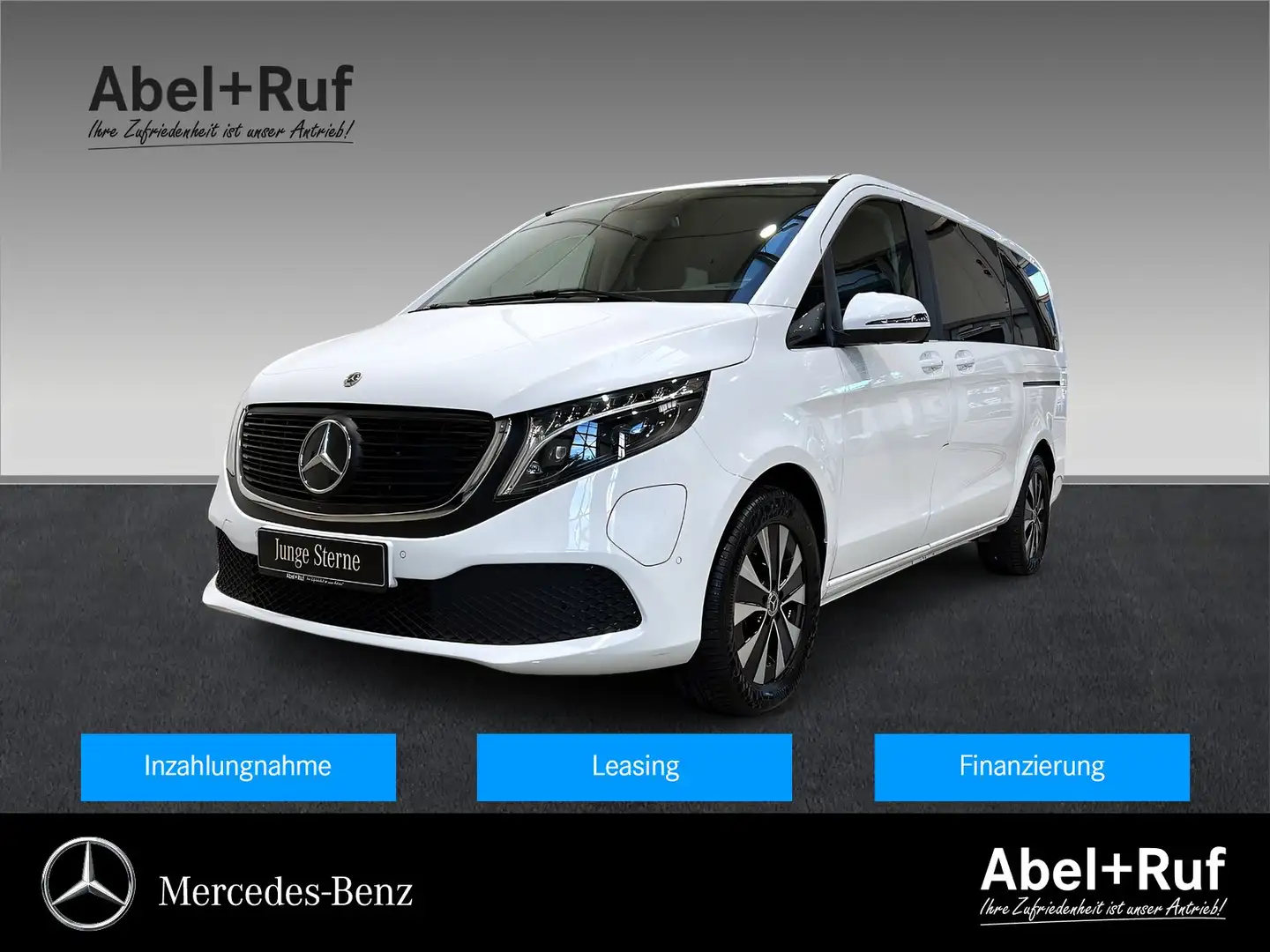 Mercedes-Benz EQV 300 Lang MBUX+LED+DISTRONIC+TotW+360°+Sitze Weiß - 1
