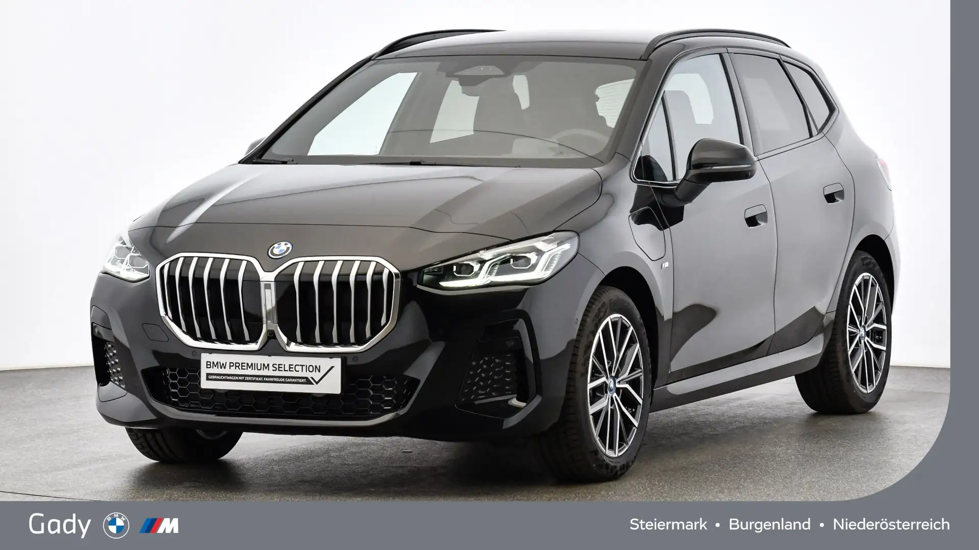 BMW 225 e xDrive M-Sportpaket Schwarz - 1