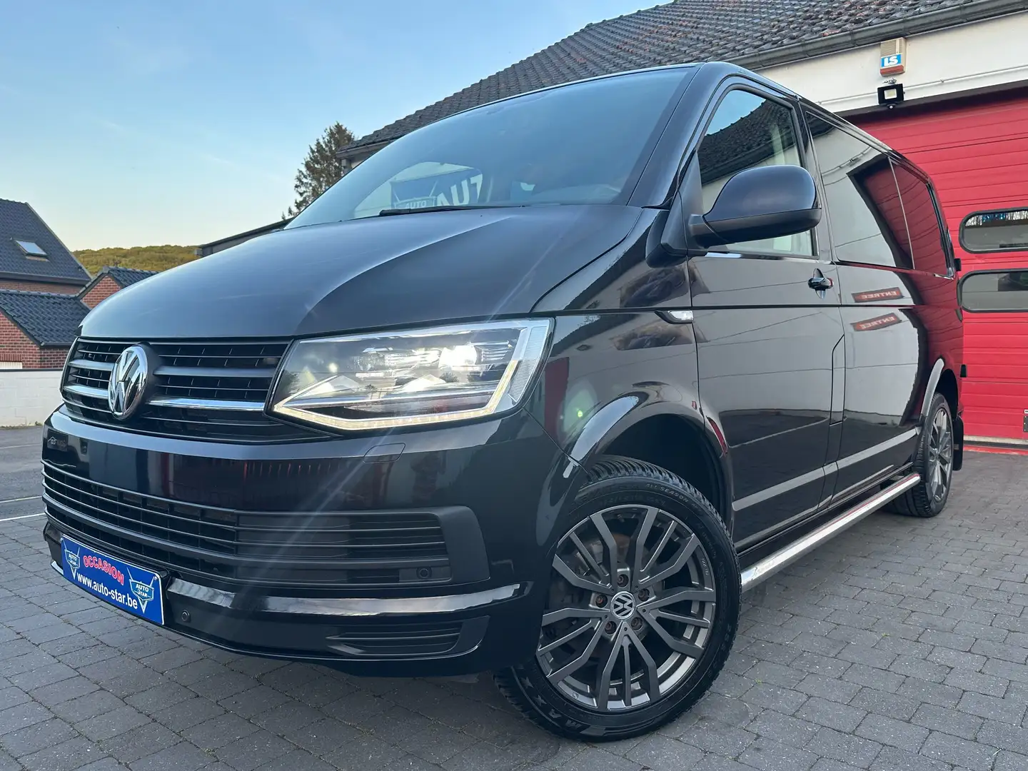 Volkswagen T6 Transporter 2.0 TDi  Comfortline DSG dou cab 5 places euro 6 b Negro - 1