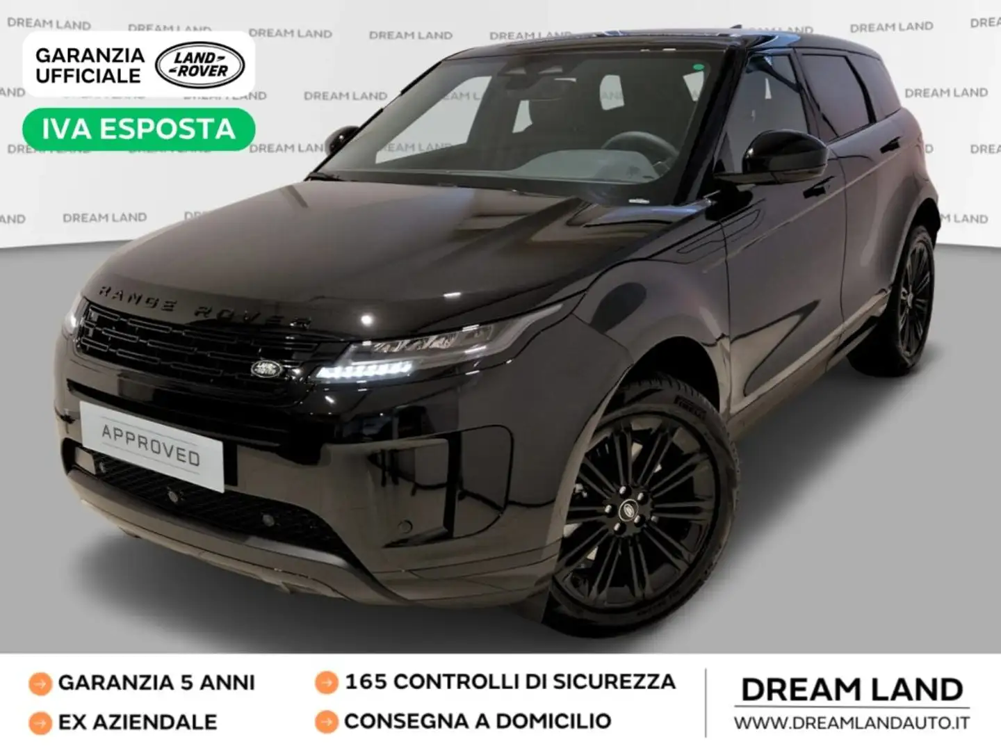 Land Rover Range Rover Evoque 1.5 I3 PHEV 300 CV AWD Auto S GARANZIA 5 ANNI Zwart - 1