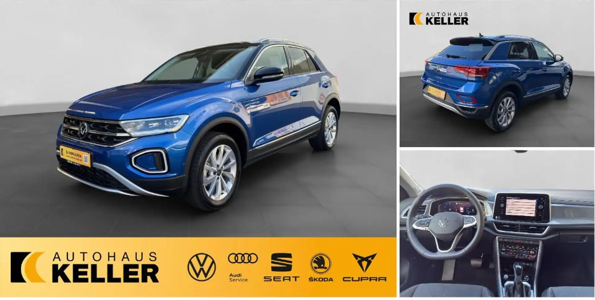 Volkswagen T-Roc Style 1.5 TSI DSG Style ACC / LED / Kam/ Easy / Clima / PDC / APP / SHZ Bleu - 1