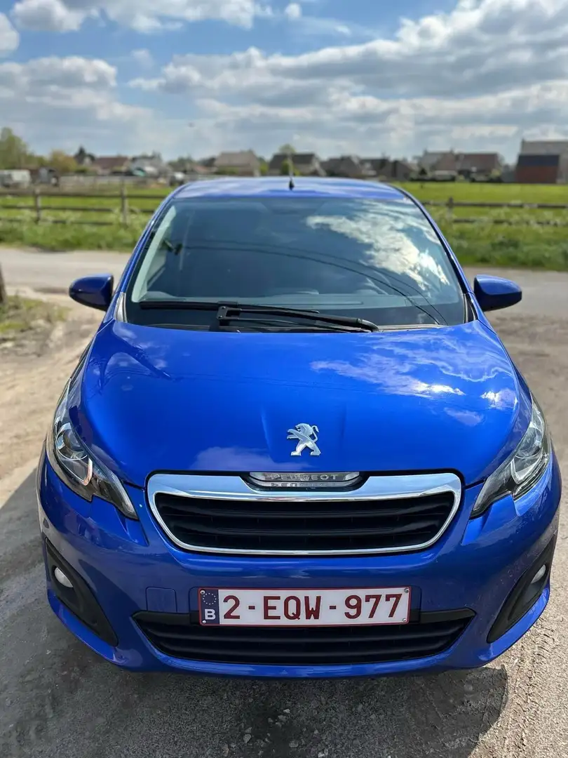Peugeot 108 VTI 72 Stop&Start Allure Blauw - 1