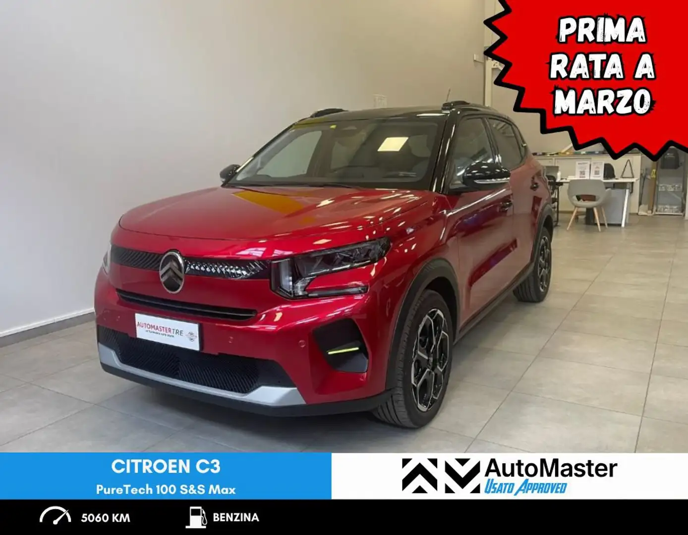 Citroen C3 C3 PureTech 100 S&S Max Rosso - 1