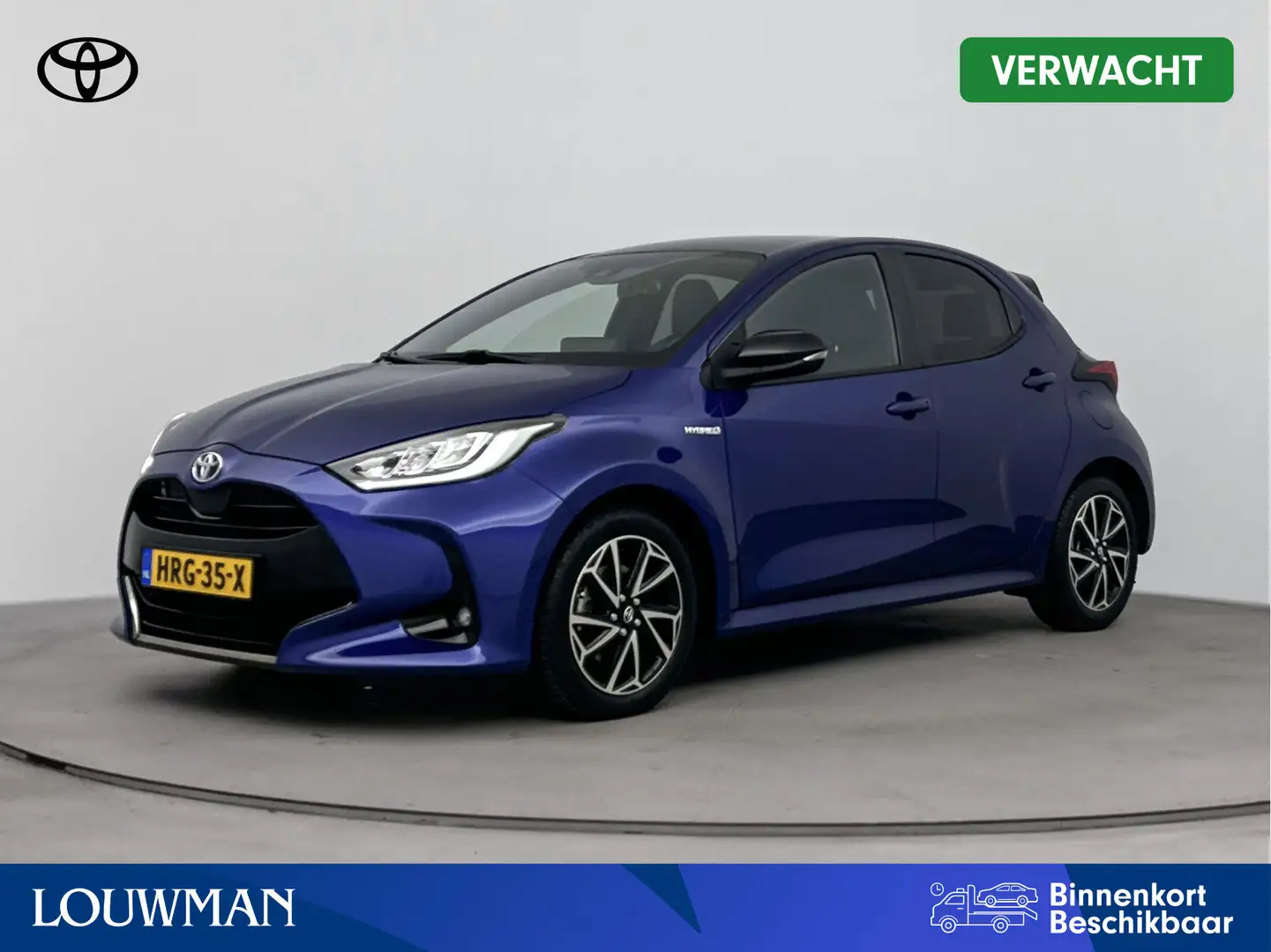 Toyota Yaris 1.5 Hybrid Executive Limited | Half-Leder Interieu Blauw - 1