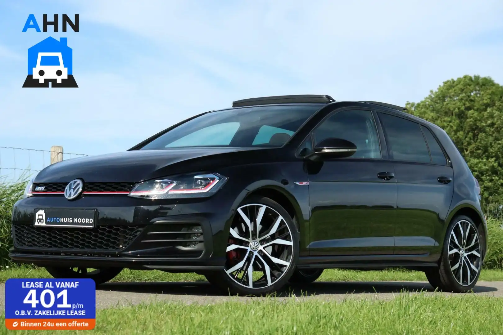 Volkswagen Golf GTI 7.5 DSG / Vol Opties! / 230PK! / DSG / ACC / Pano Zwart - 1