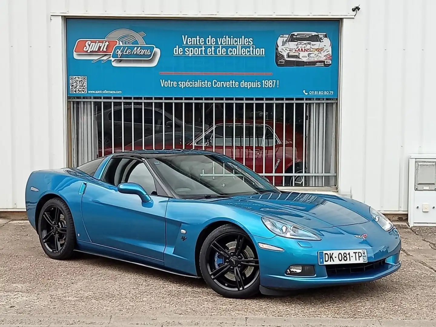Chevrolet Corvette V8 6.2L 437cv Bleu - 1