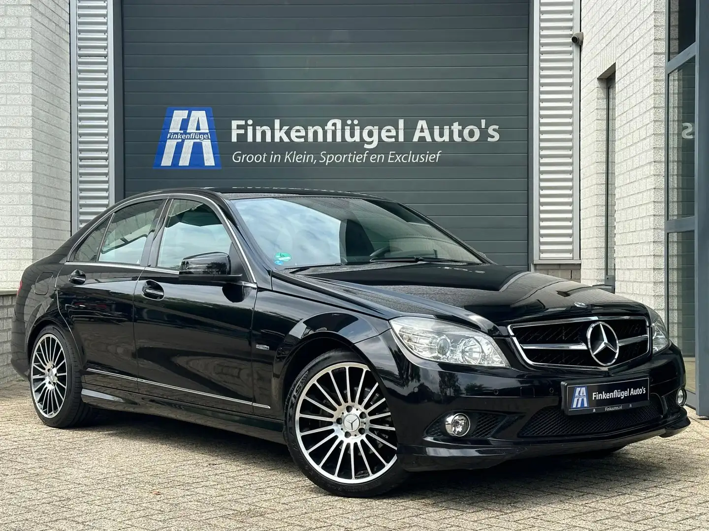 Mercedes-Benz C 180 CGI Avantgarde AMG |Apple.Carplay |Navi |Xenon |Ha Zwart - 1