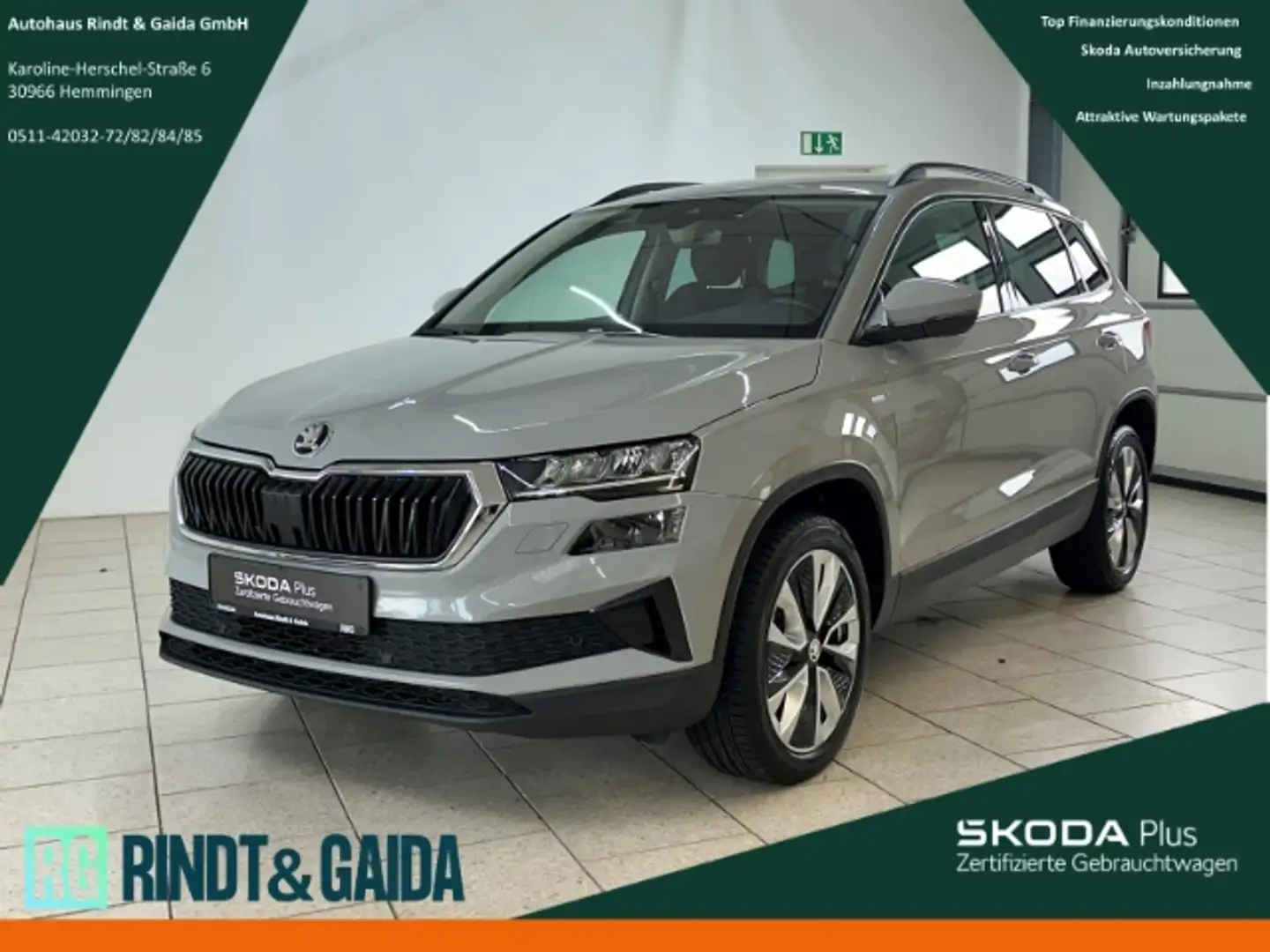 Skoda Karoq 2.0 TDI DSG Tour Navi ACC SHZ Kamera Gris - 1