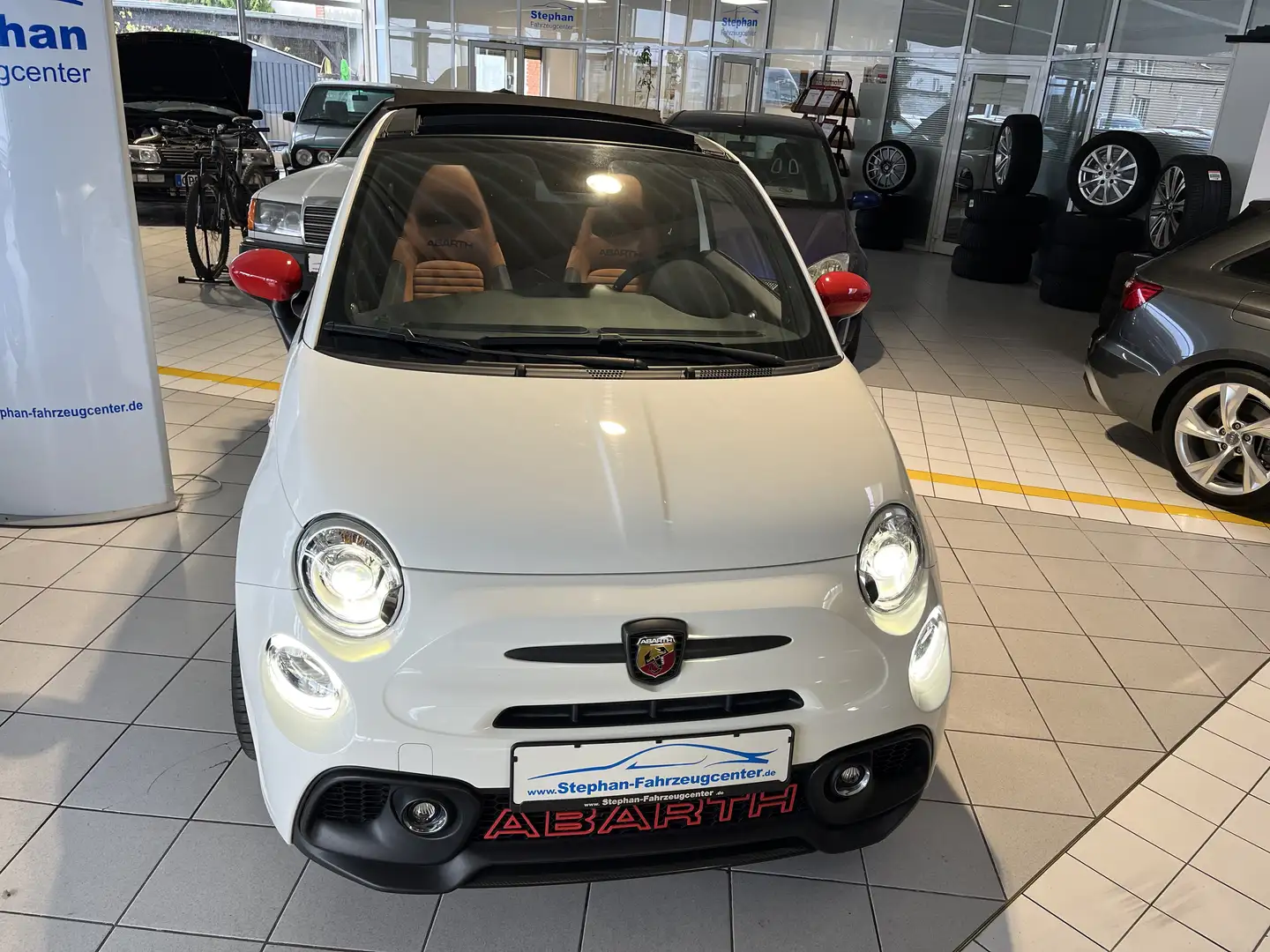 Abarth 595 Competizione Cabrio Automatic/Klima/Navi/19-Zoll Alus/Brembo.. Weiß - 2