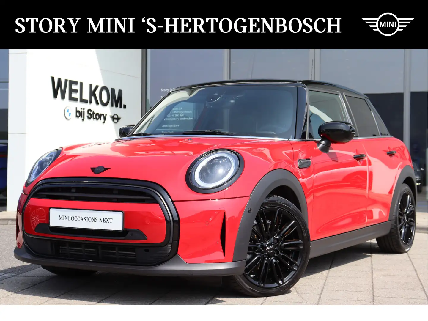 MINI Cooper Hatchback Camden Automaat / Panoramadak / Sportsto Rood - 1