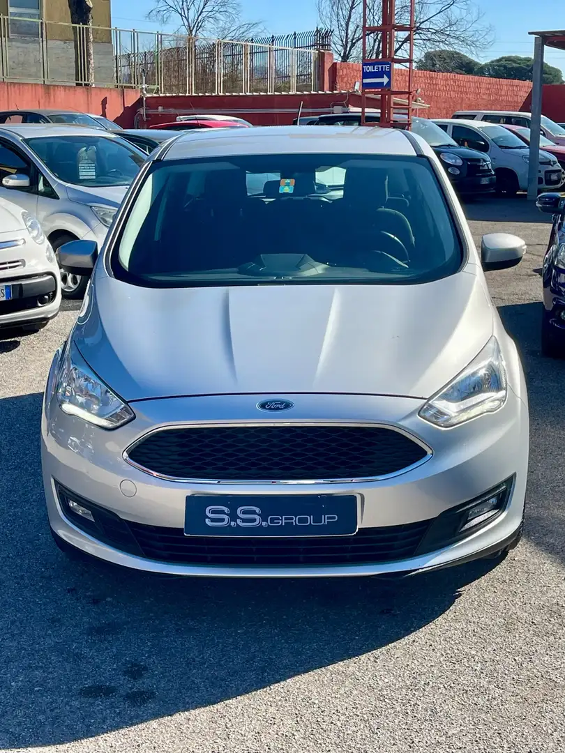 Ford C-Max 1.0 ecoboost Plus/100cv/UNIPRO/RATE/GARANZIA Argento - 2