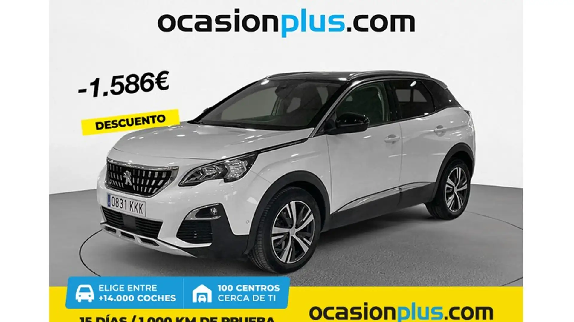 Peugeot 3008 1.6 BlueHDi Allure 120 Bianco - 1
