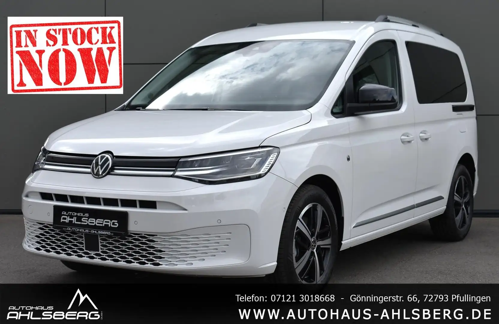 Volkswagen Caddy TDI STYLE EDI. STANDH./LEDER/LED/5 J.GARANTIE Weiß - 1