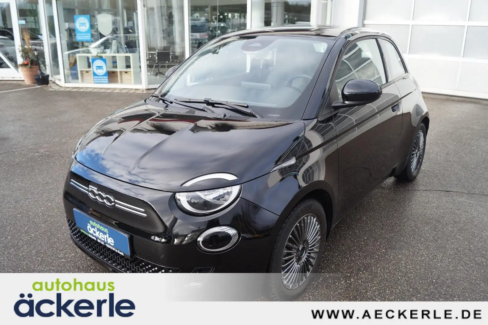 Fiat 500e 500 e Icon I Batteriezertifikat I Elektro Schwarz - 1