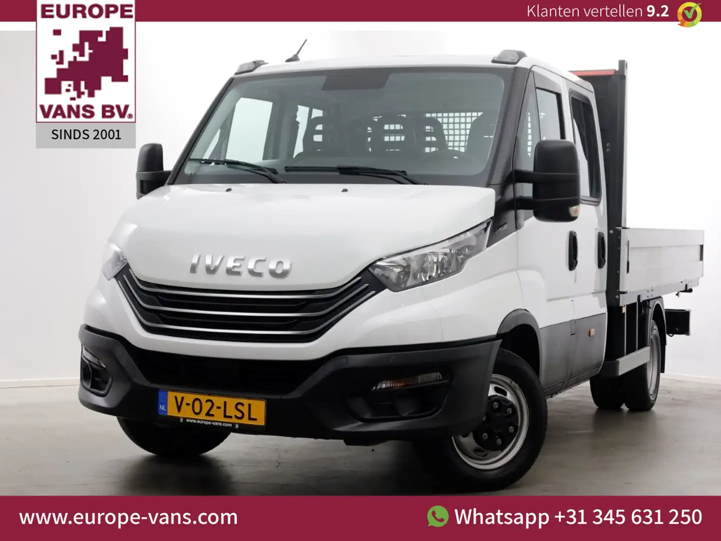 Iveco Daily 35C14 136pk E6 Open Laadbak D.C. Trekhaak 3500kg 0 Wit - 1